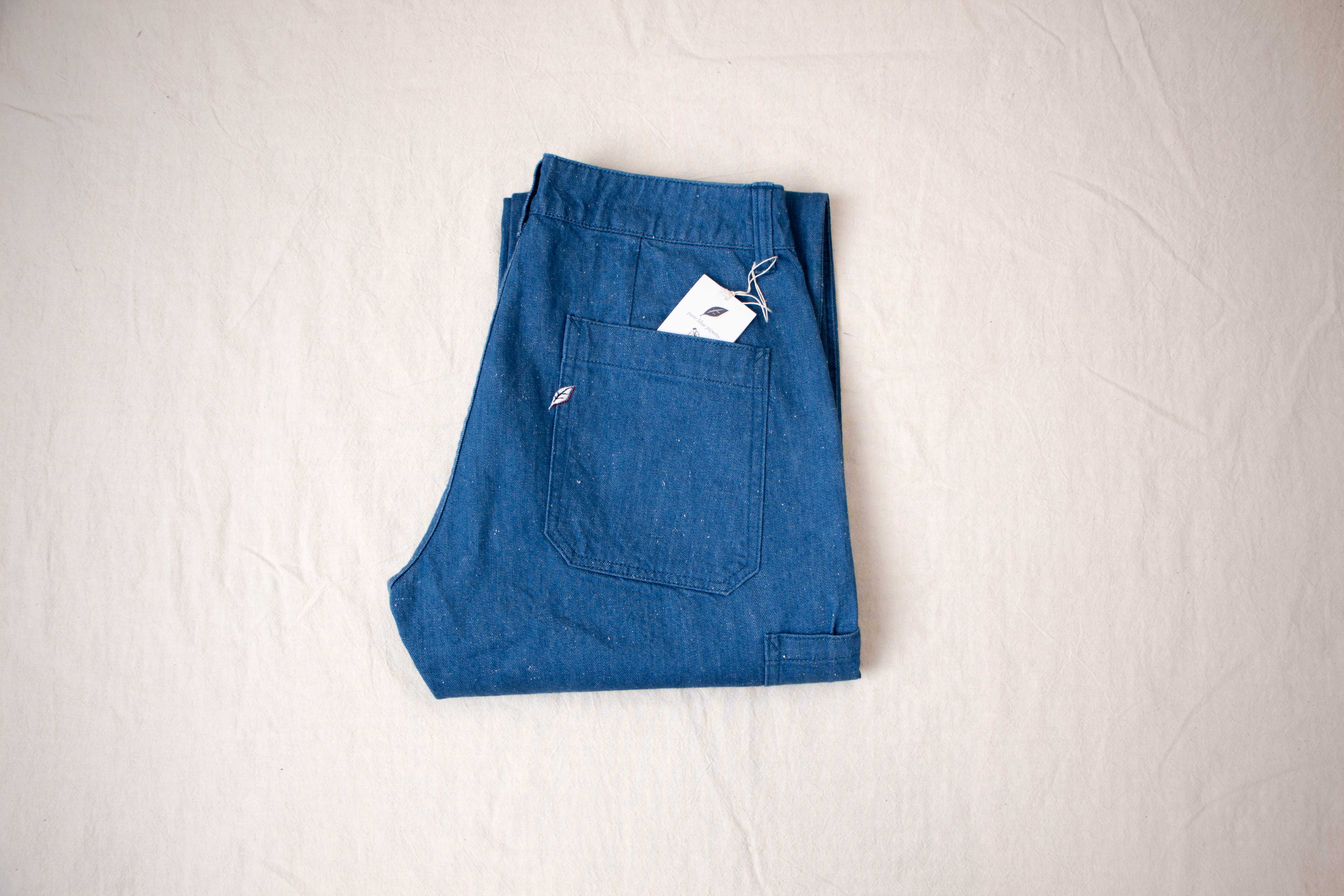 Pure Blue Japan】LP-1191-L 10oz Double Pocket Worker Pants Light