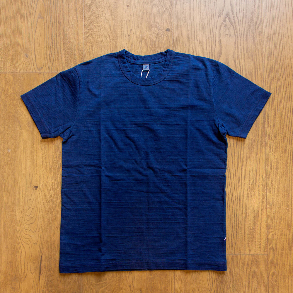 【Pure Blue Japan】8oz Slub Jersey T-Shirt - Indigo 竹節藍染T恤