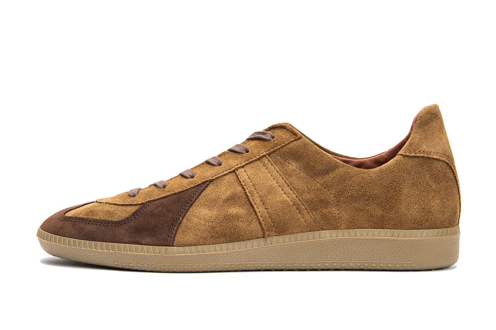 Reproduction of Found 1700S Tabacco Suede German Military Trainer