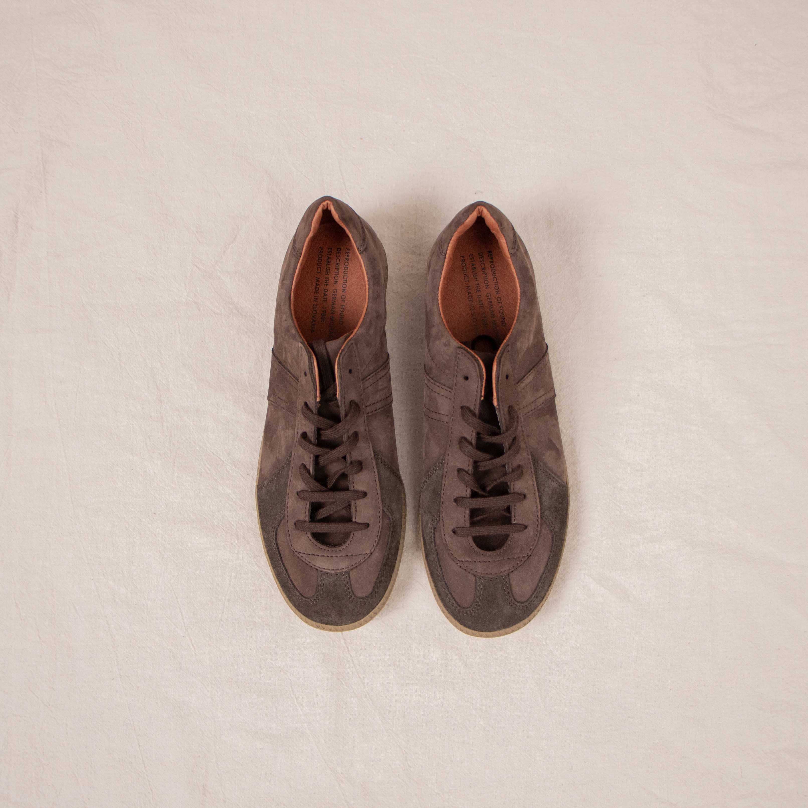 Reproduction of Found】1700NL Brown Nubuck Germain Trainer – Blue