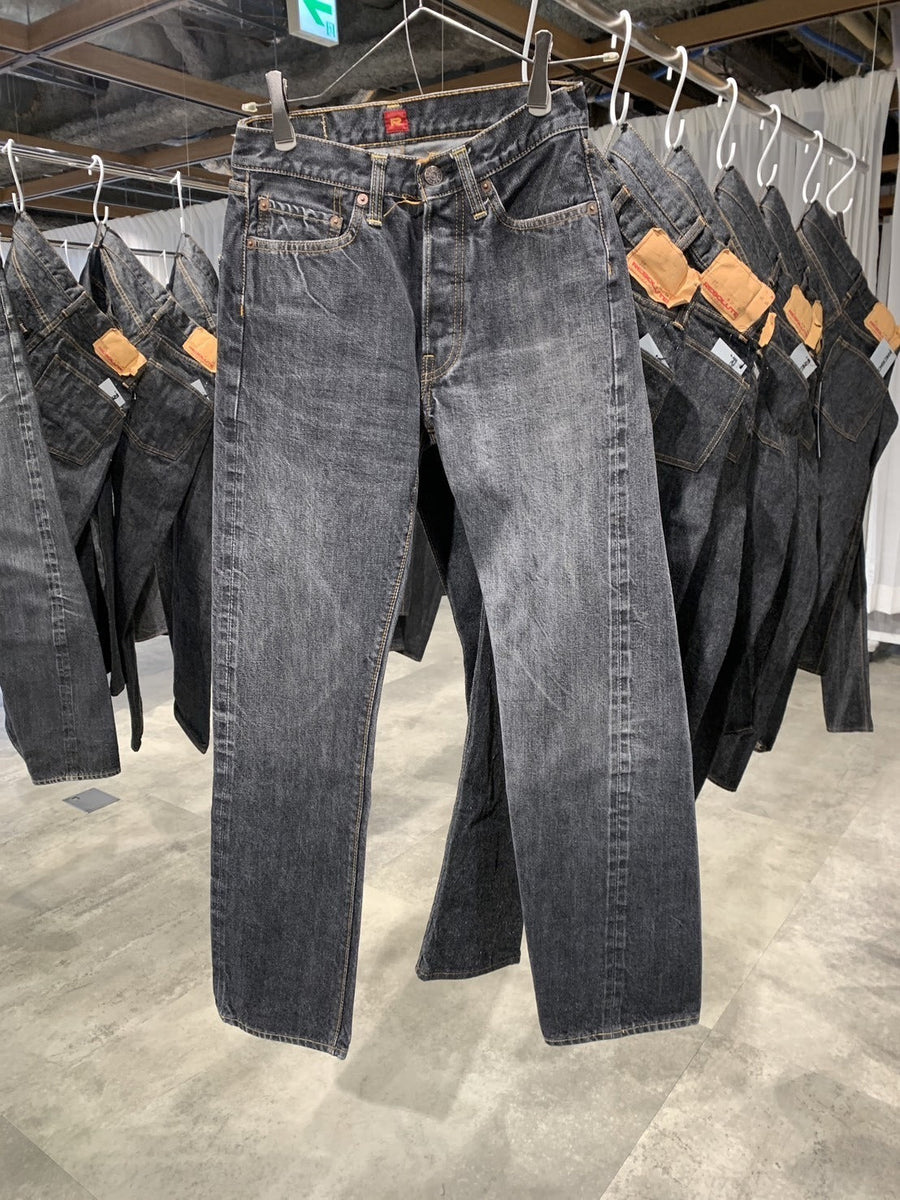 【RESOLUTE】GB710 Ghost Black 15th Anniversary 60s Slim Straight Jeans ...