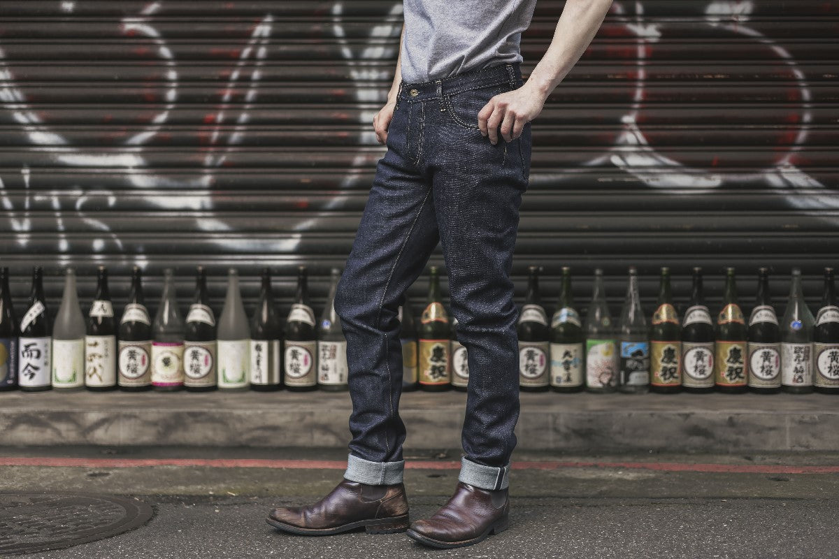 Ruttloff】H2-Crisp Stretch Selvedge Slim Tapered Jeans 14oz – Blue