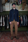 【Scarti-Lab】710 SM407 Cotton Linen Blend Suit Jacket 義製棉麻混紡藍染西裝外套