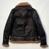 【Shangri-La Heritage】“Aviatore” B-3 Vintage Black Shearling Jacket