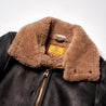 【Shangri-La Heritage】“Aviatore” B-3 Vintage Black Shearling Jacket