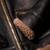 【Shangri-La Heritage】“Aviatore” B-3 Vintage Black Shearling Jacket