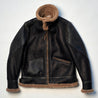 【Shangri-La Heritage】“Aviatore” B-3 Vintage Black Shearling Jacket