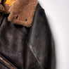 【Shangri-La Heritage】“Aviatore” B-3 Vintage Black Shearling Jacket