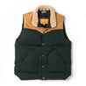 【Shangri-La Heritage】“Bivacco” Forest Green Western Down Vest 森林綠拚皮鵝絨背心