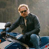 【Shangri-La Heritage】“Café Racer” J-100 Black Aniline 頂級荔枝皮騎士皮衣