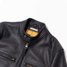 【Shangri-La Heritage】“Café Racer” J-100 Black Aniline 頂級荔枝皮騎士皮衣