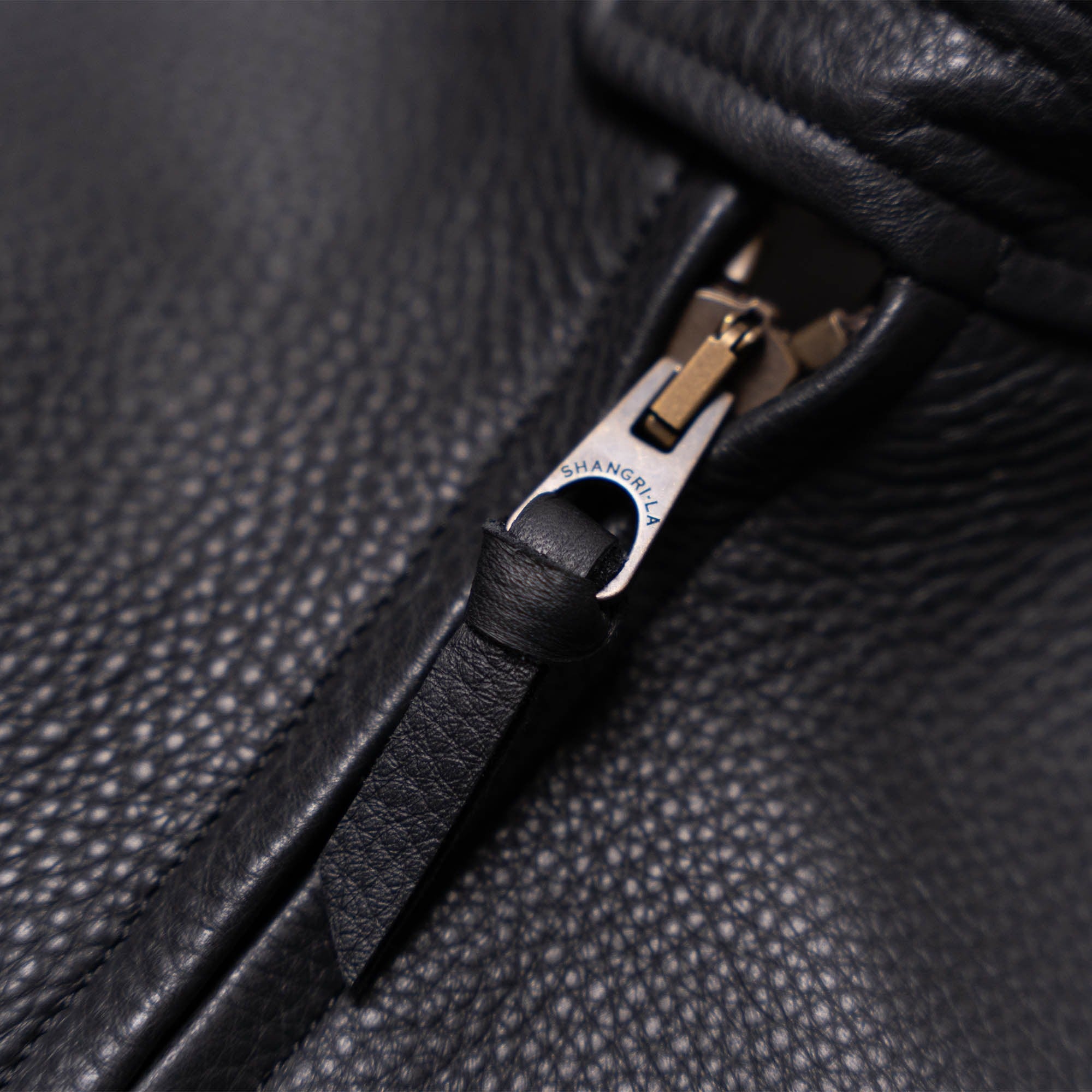Shangri-La Heritage】“Café Racer” J-100 Black Aniline
