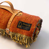 【Shangri-La Heritage】“Dakota” Rust Navajo Cotton Blanket