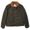 Shangri-La Heritage Deck N-1 Army Green Waxed Canvas Jacket