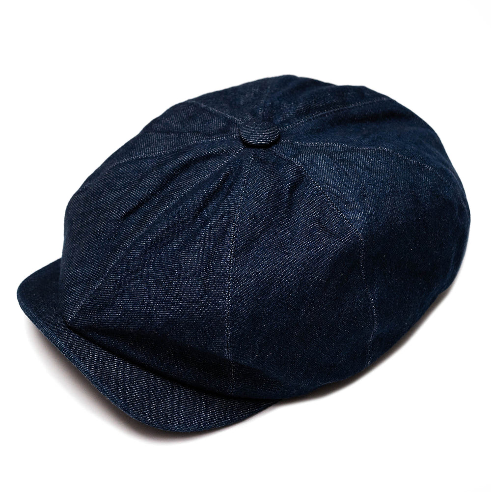 【Shangri-La Heritage】"Outlaw" Selvedge Denim 8 Panel Riders Cap