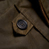 【Shangri-La Heritage】“Swedish” Army Green Motorcycle Waxed Canvas Jacket