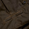 【Shangri-La Heritage】“Swedish” Army Green Motorcycle Waxed Canvas Jacket