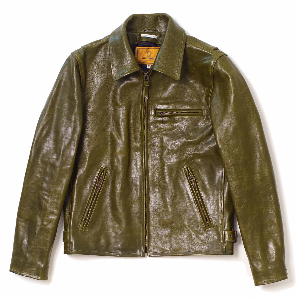 Shangri-La Heritage “Varenne” Oliva Badalassi® Leather Jacket