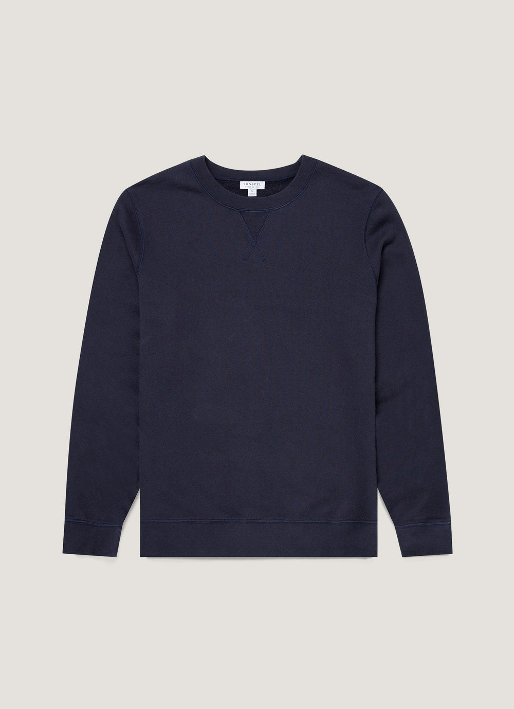 Sunspel Loopback Sweatshirt - Navy