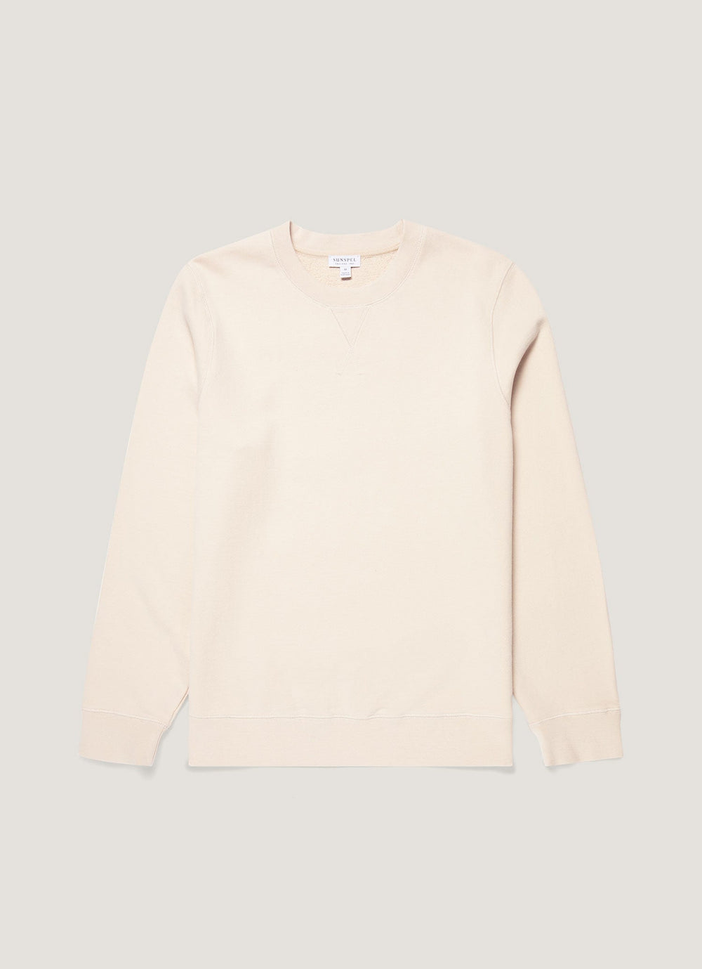 Sunspel Loopback Sweatshirt - Swansdown