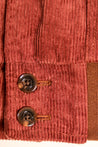 【TANUKI】Sazanami Corduroy Jacket Mud Dyed Brown TNK501SZA