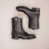 【Unmarked】Roper Boots Black with Western Stitching 