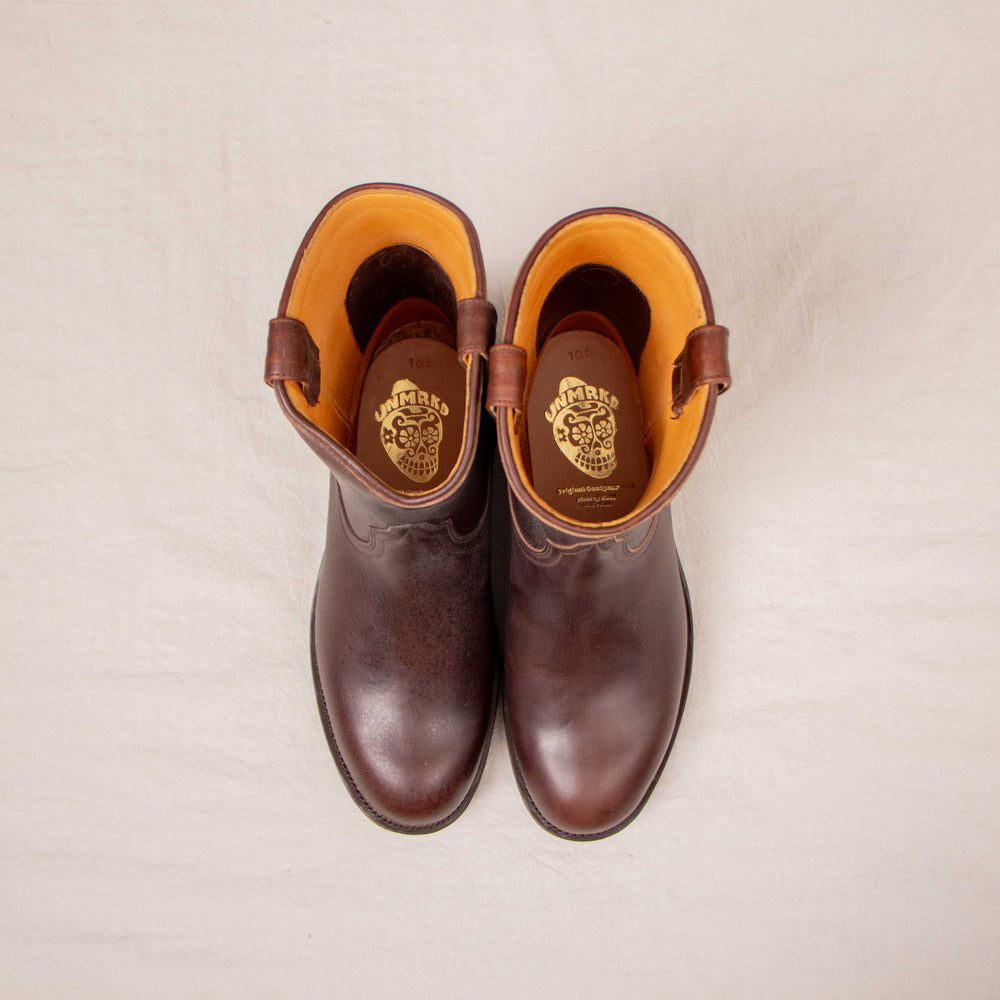 Unmarked Roper Boots Horween CXL Dark Brown 