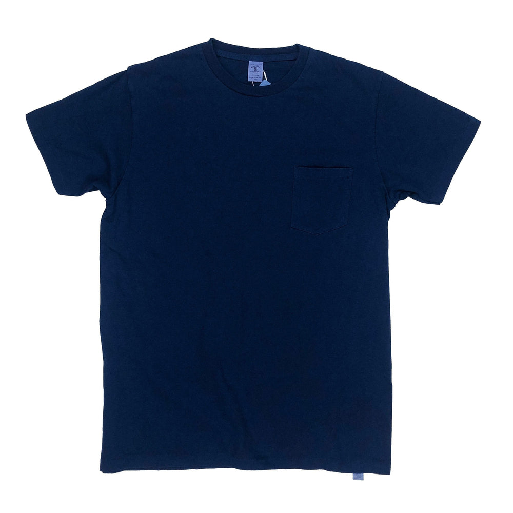 【Velva Sheen】1 Pac Crewneck Tee - Indigo/Indigo