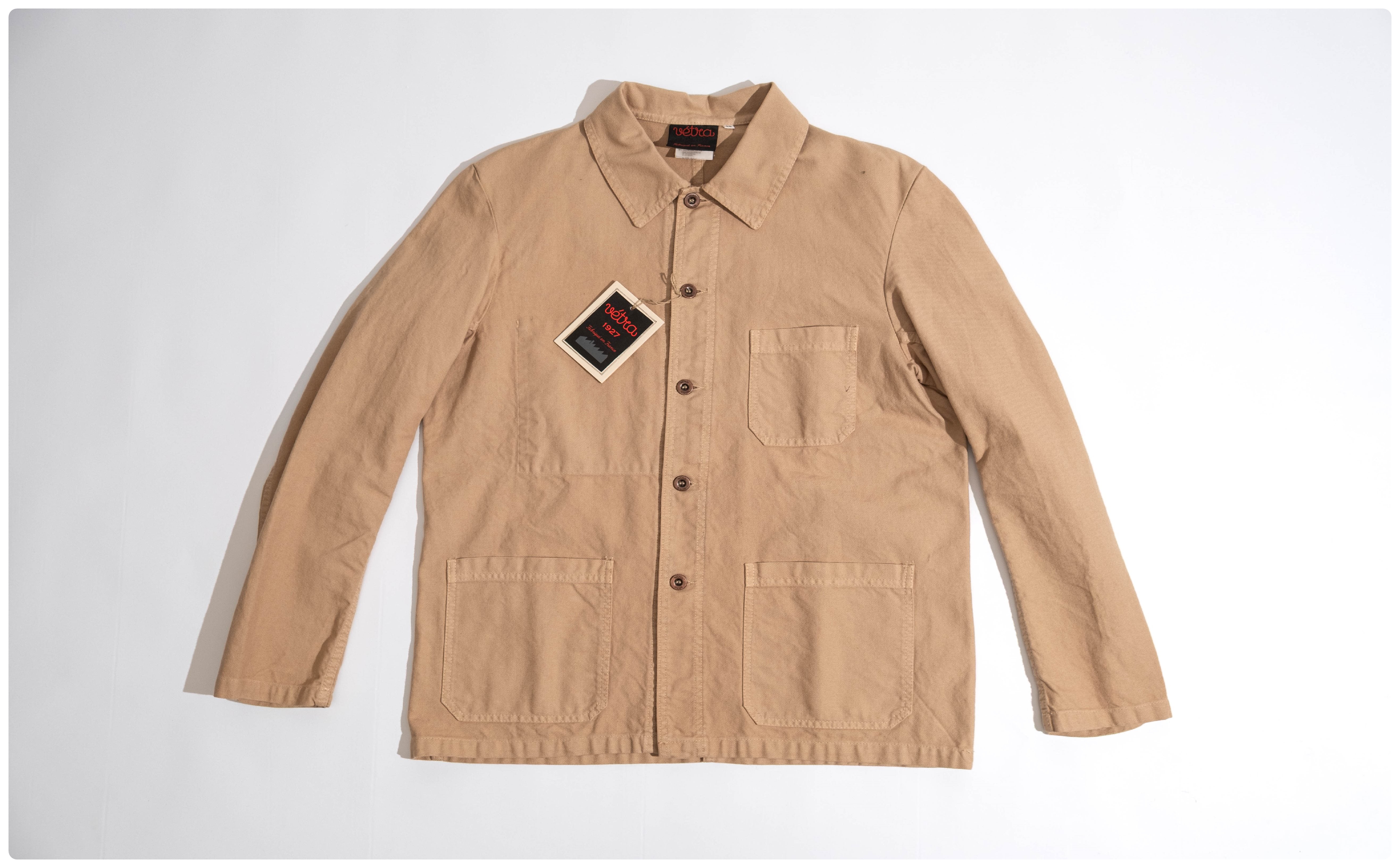 VETRA コーデュロイ ジャケット 42 Vetra】French Workwear Jacket 1G#5C Chalk – Blue Beach Denim