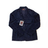 Vetra Navy Stiff Corduroy French Chore Blazer