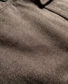 【WYTHE】Japanese Moleskin Wabash Stripe Ranch Jacket Espresso Brown