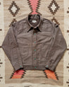 【WYTHE】Japanese Moleskin Wabash Stripe Ranch Jacket Espresso Brown
