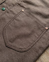 【WYTHE】Japanese Moleskin Wabash Stripe Ranch Jacket Espresso Brown