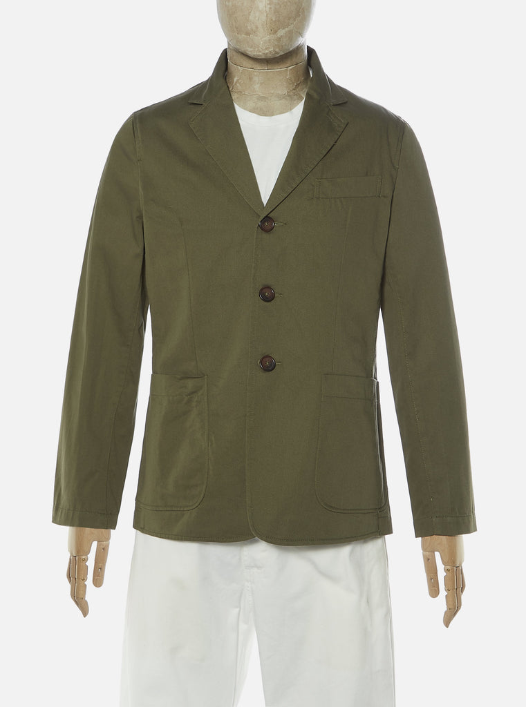 【Universal Works】London Jacket In Light Olive Twill