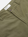 【Universal Works】低腰修身直筒 斜紋工作褲／Light Olive Twill Aston Pant