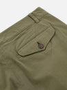 【Universal Works】低腰修身直筒 斜紋工作褲／Light Olive Twill Aston Pant