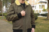 [Dehen 1920] Flyer's Club Jacket - Loden Waxed Canvas