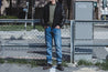 【Dehen 1920】Varsity Jacket Black / Black Leather