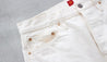 【RESOLUTE】710 White Slim Straight Jeans One Washed 