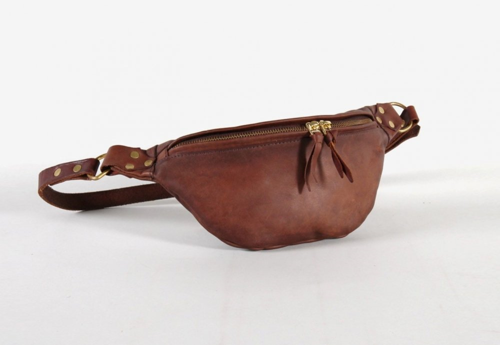 【VASCO】Leather Waist Bag Small 皮革腰包小號