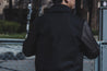 【Dehen 1920】Varsity Jacket Black / Black Leather