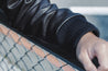 【Dehen 1920】Varsity Jacket Black / Black Leather