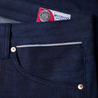【Benzak Denim Developers】特殊火焰紋 經典上寬下窄 13oz / B-01 blue flame BT selvedge