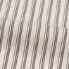 【Naked and Famous】Aloha Shirt Vintage Broad Cloth - Cream／棉麻混紡條紋短袖襯衫