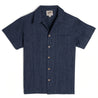 【Naked and Famous】Aloha Shirt Indigo Waffle