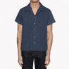 【Naked and Famous】Aloha Shirt Indigo Waffle