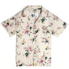 【Naked and Famous】 Aloha Shirt Silky Flowers - Cream