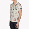 【Naked and Famous】 Aloha Shirt Silky Flowers - Cream