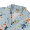 【Naked and Famous】Aloha Shirt Silky Flowers - Pale Blue
