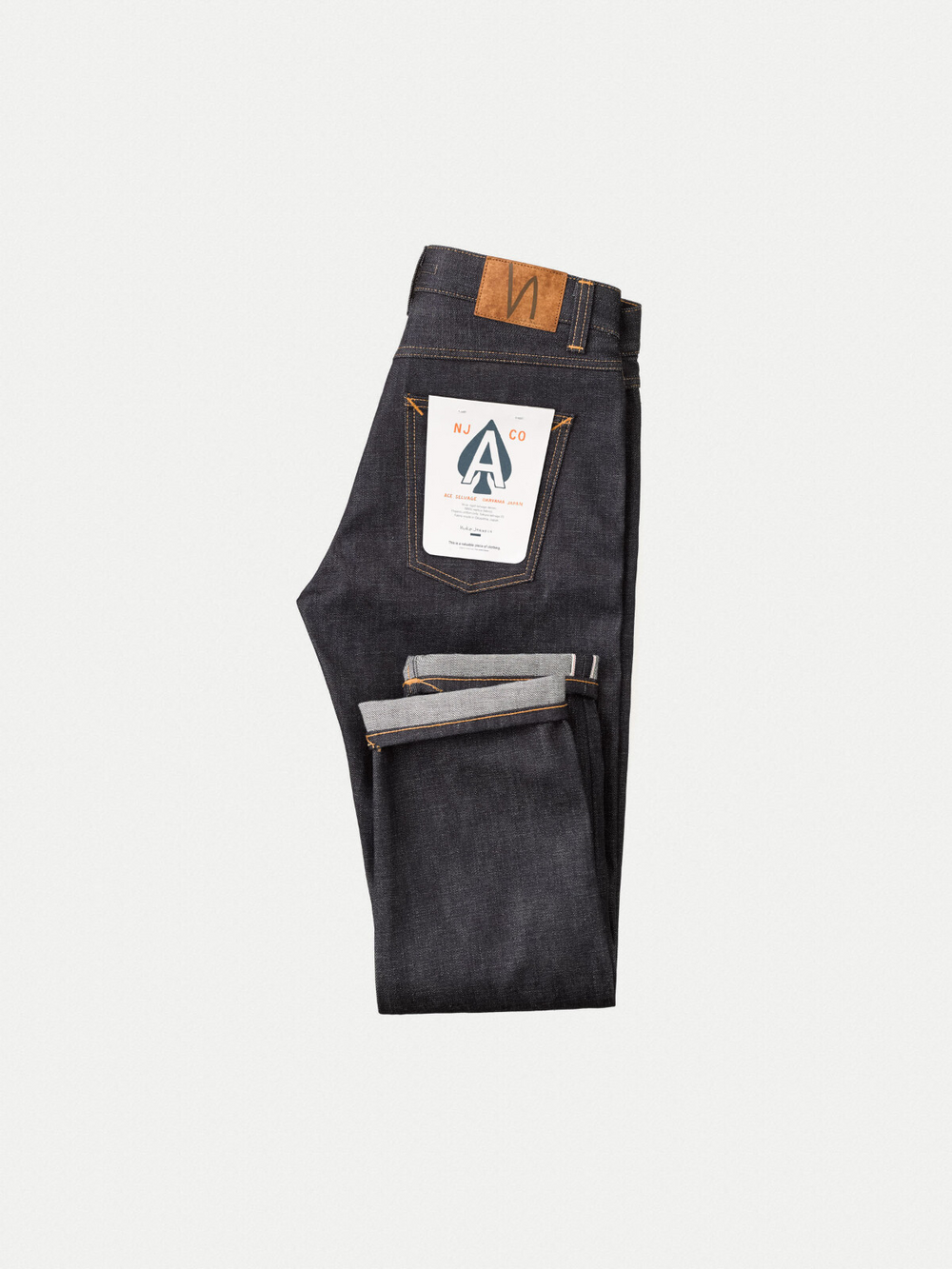 【Nudie Jeans】Steady Eddie II Dry Ace Selvage 14.2oz 限量王牌布邊復刻粉紅赤耳高腰修身錐型褲